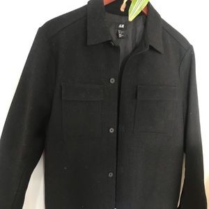 H&M thick Navy Blue/Black Shirt/jacket